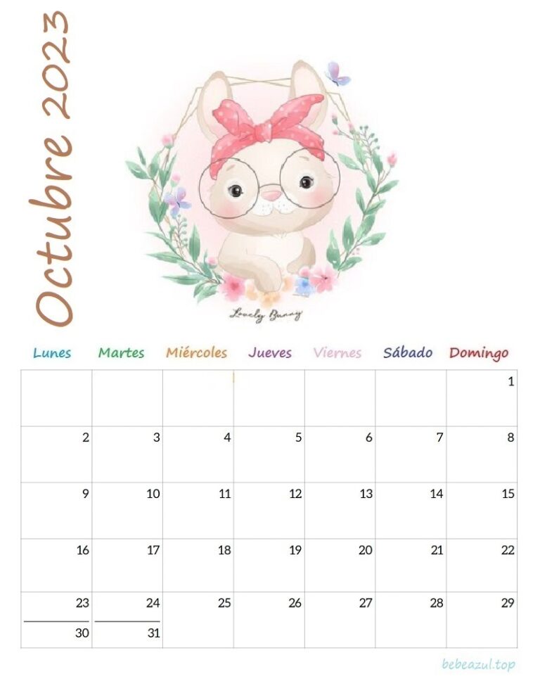 Calendario A O Del Conejo En Espa Ol Bebeazul Top