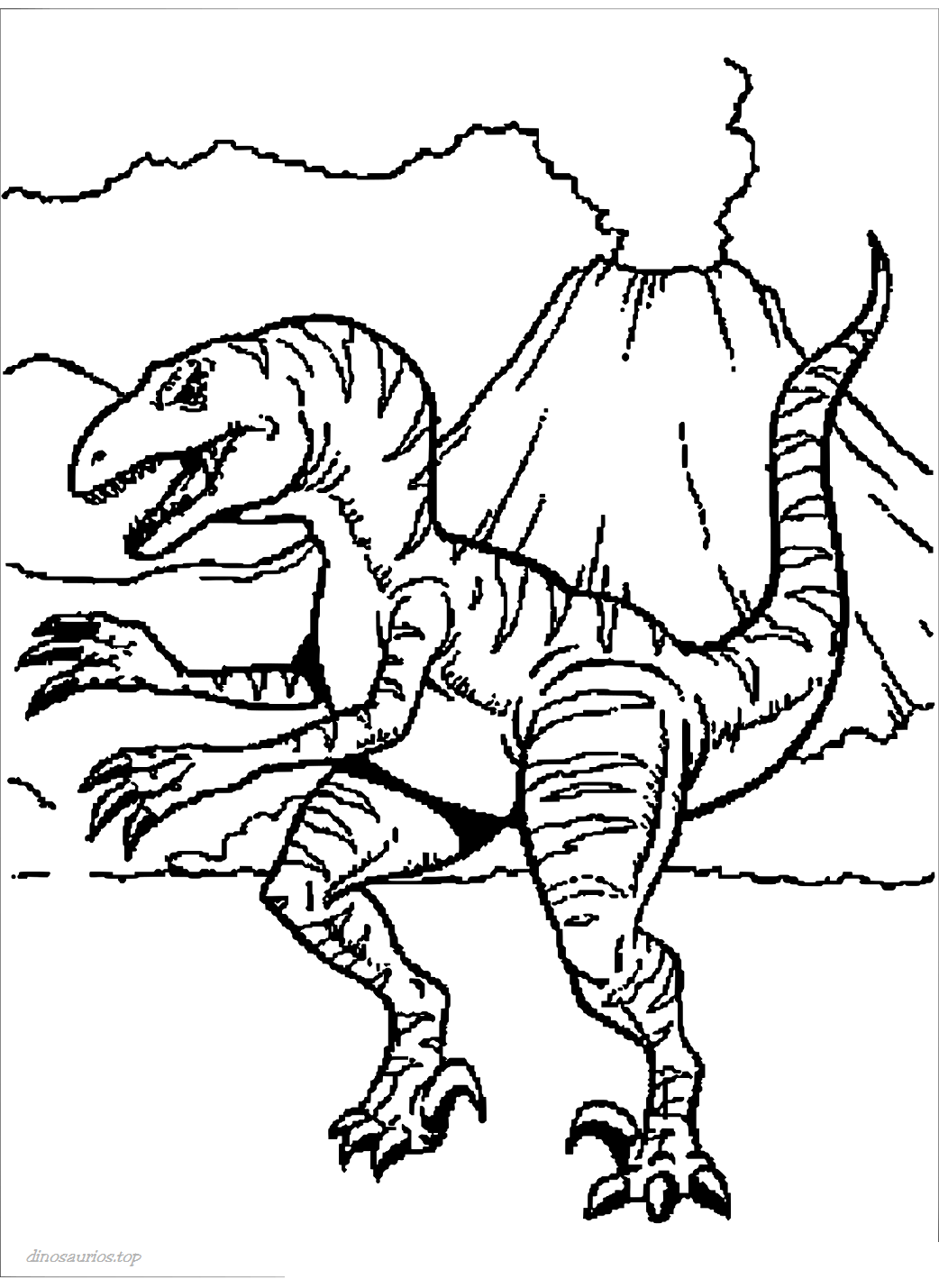 tiranosaurio-dibujo-colorear-dinosaurios-bebeazul.top (2)