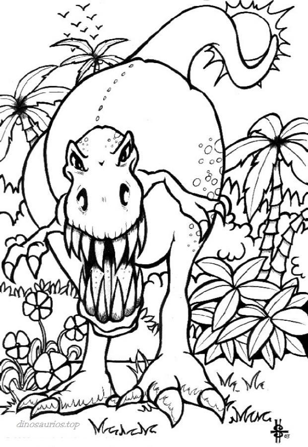 tiranosaurio-dibujo-colorear-dinosaurios-bebeazul.top (3)
