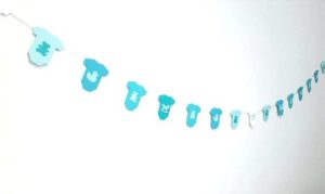 Guirnaldas Para Baby Shower Con Moldes /1 | Bebeazul.top